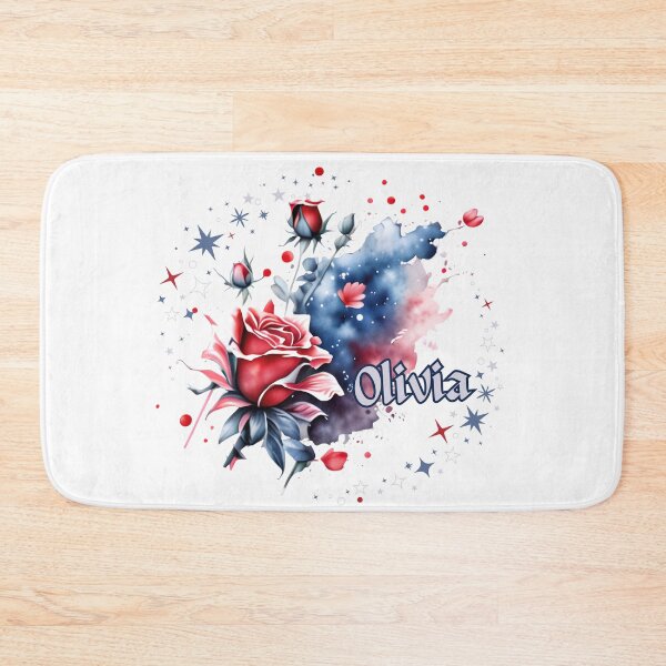 Item preview, The name Olivia among the roses designed and sold by LuckyFamily.