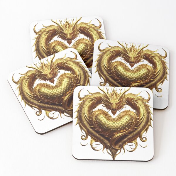 Item preview, Golden Dragon Heart designed and sold by JKT-Arts.