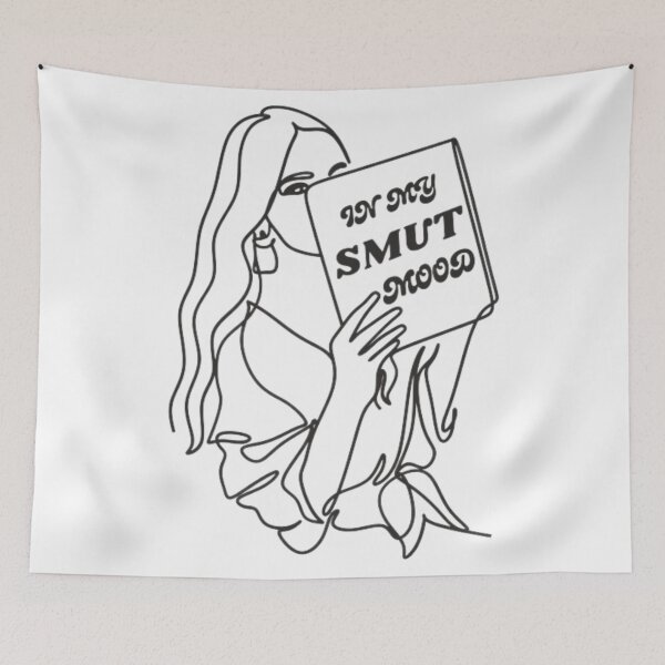 Item preview, In My Smut Mood, Dark Romance Quote  designed and sold by printmala.