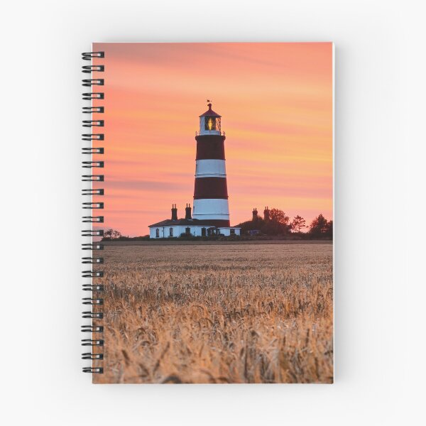 Item preview, Fire Sky Over Happisburgh Lighthouse designed and sold by dp-images.