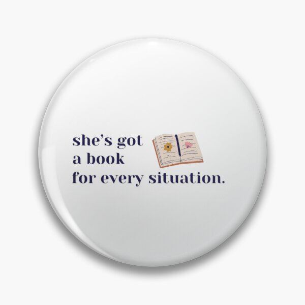 Item preview, she's got a book for every situation. designed and sold by saraueland.