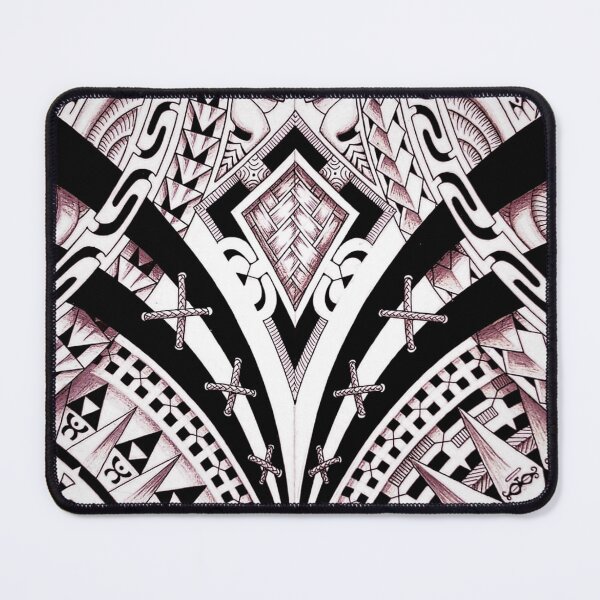 Item preview, Modern Polynesian tattoo drawing "Twin tikis" designed and sold by havai-i-art.