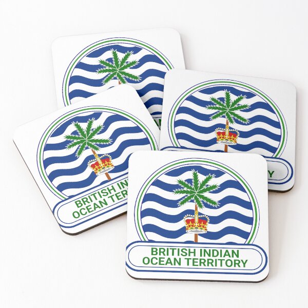 Item preview, British Indian Ocean Territory Country Badge - British Indian Ocean Territory Flag designed and sold by chrisrivait.