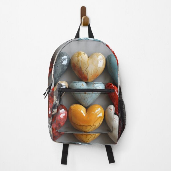 Item preview, colorful collage of valentines day hearts designed and sold by dcrc.