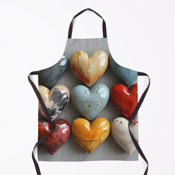 Item preview, colorful collage of valentines day hearts designed and sold by dcrc.