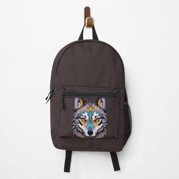 Item preview, Colorful Wild Wolf Artwork, Wolf Lover designed and sold by Creative.Shop.