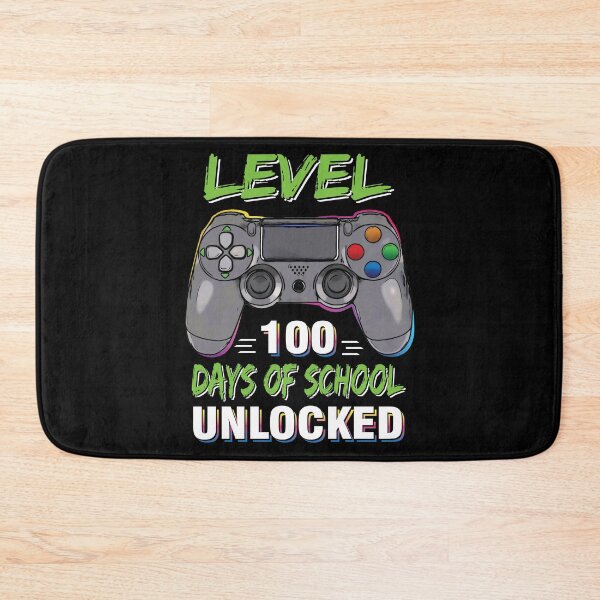 Item preview, Level 100 Days of School Unlocked Gamer designed and sold by RadekArt.