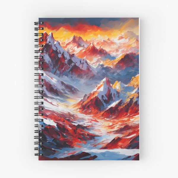 Item preview, Mountain Range Abstract Expressionist designed and sold by colorvisionart.