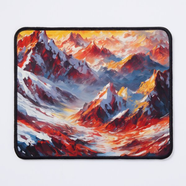Item preview, Mountain Range Abstract Expressionist designed and sold by colorvisionart.
