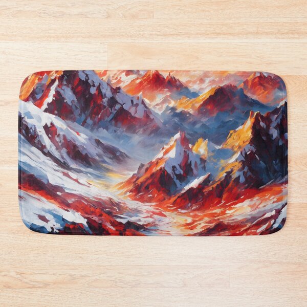 Item preview, Mountain Range Abstract Expressionist designed and sold by colorvisionart.