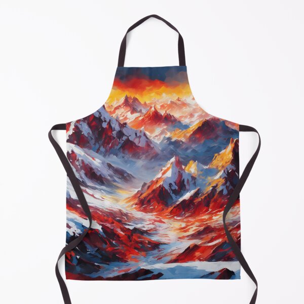 Item preview, Mountain Range Abstract Expressionist designed and sold by colorvisionart.