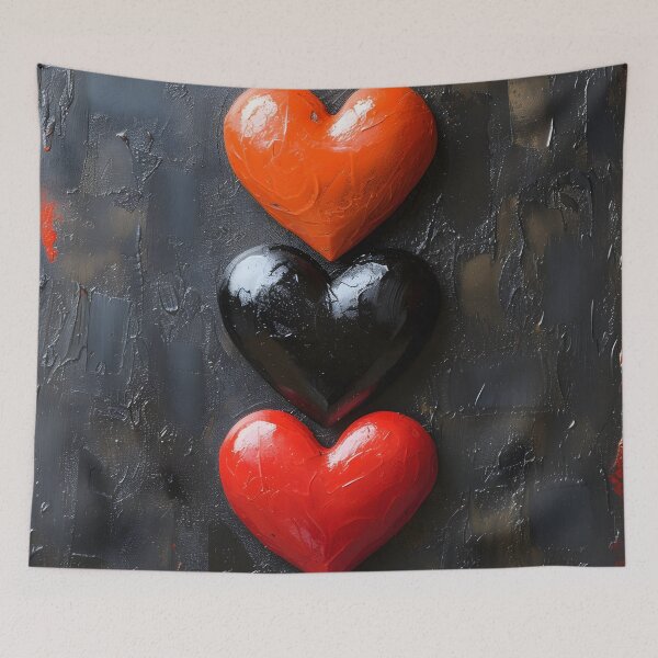 Item preview, colorful collage of valentines day hearts designed and sold by dcrc.