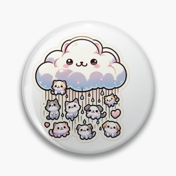 Item preview, Cute Cat-Themed Rain Cloud Sticker Volume 2 designed and sold by mymagicstoreus.
