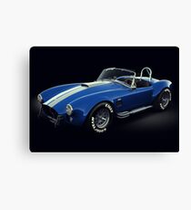 Shelby Cobra 427 Blue with White Stripe Leinwanddruck