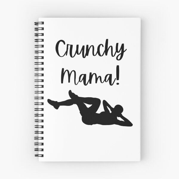 Item preview, Crunchy Mama! Mom Doing Crunches Silhouette designed and sold by FreedByJesus.