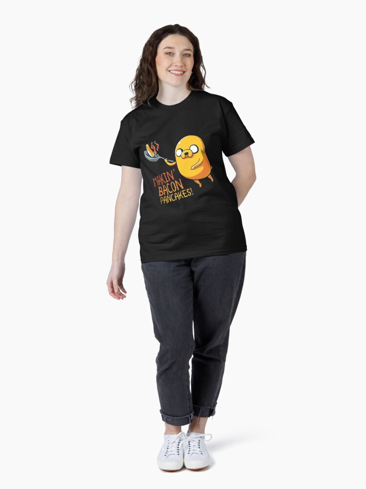 Thumbnail 4 von 7, Classic T-Shirt, Drucken Jake macht Speckpfannkuchen designt und verkauft von GardenGhostShop.