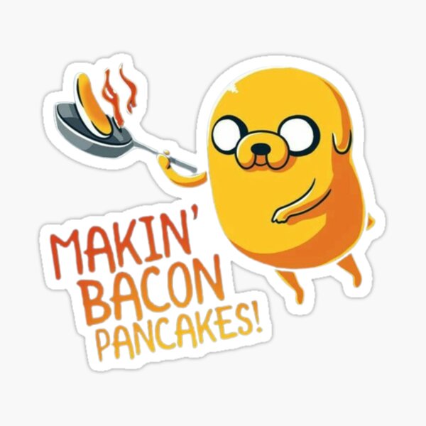 Item preview, Print Jake making bacon pancakes designed and sold by GardenGhostShop.