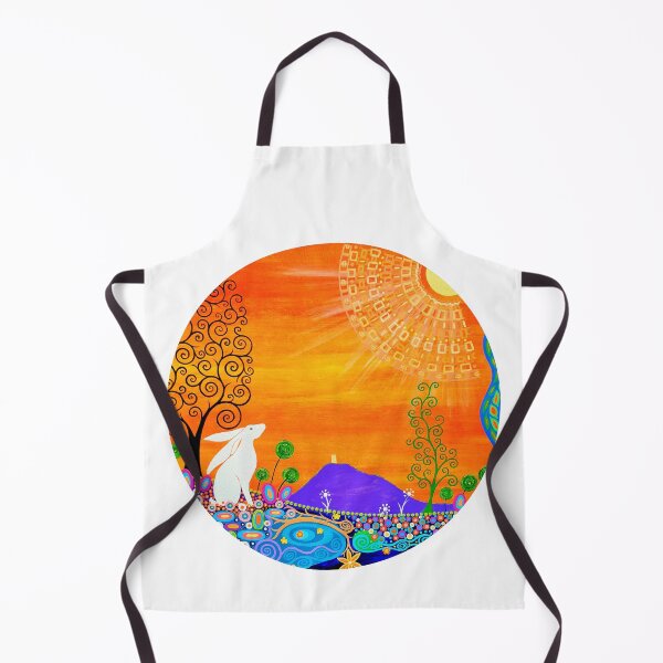 Item preview, Moon Gazing Hare and Glastonbury Tor designed and sold by HareTodayDesign.