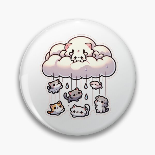 Item preview, Cute Cat And Dog-Themed Rain Cloud Sticker Volume 3 designed and sold by mymagicstoreus.