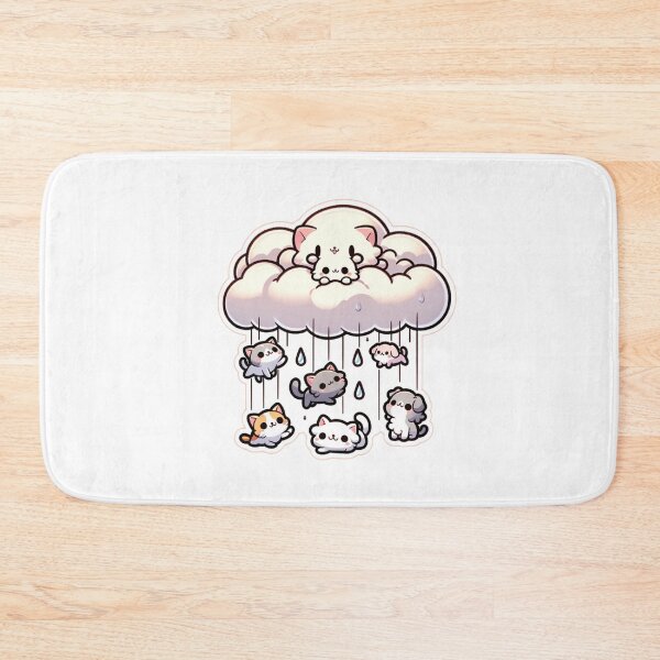 Item preview, Cute Cat And Dog-Themed Rain Cloud Sticker Volume 3 designed and sold by mymagicstoreus.