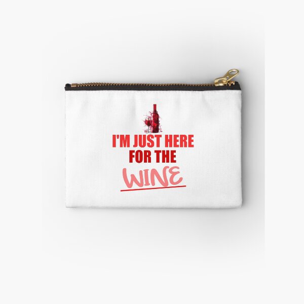 Item preview, Here for the wine funny quote designed and sold by Ashtreemeadow.