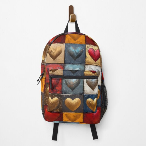 Item preview, colorful collage of valentines day hearts designed and sold by dcrc.