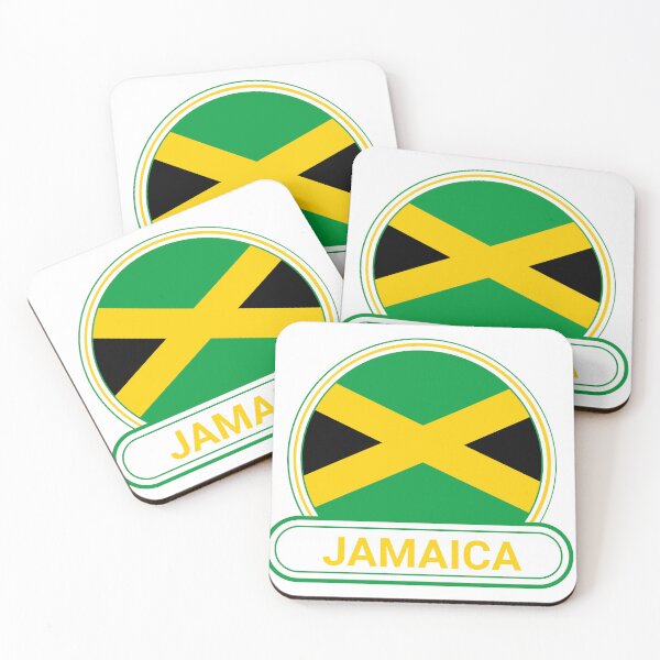 Item preview, Jamaica Country Badge - Jamaica Flag designed and sold by chrisrivait.
