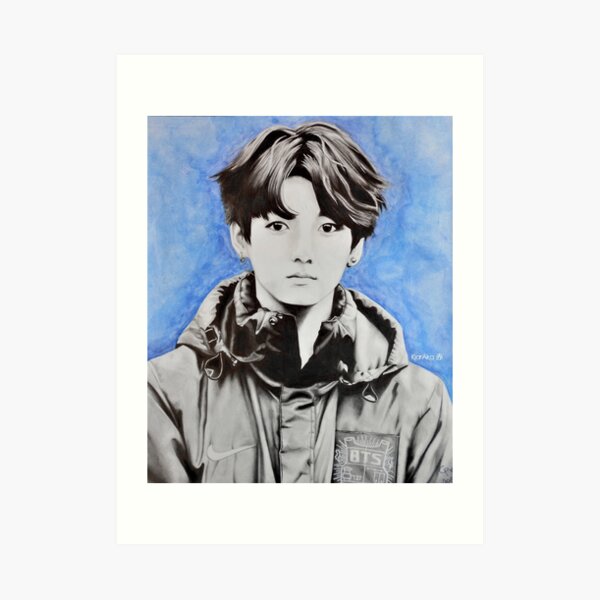 BTS - Jungkook Fanart Art Print