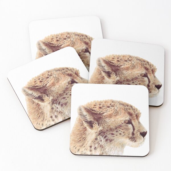 Item preview, cheetah cub coloured pencil drawing for charity designed and sold by JayTCee.