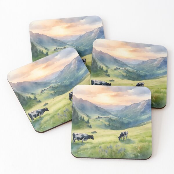 Item preview, Mountain Peak Watercolor Painting designed and sold by colorvisionart.