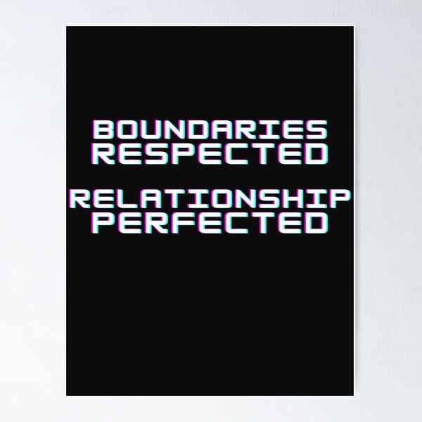 Item preview, Relationship Boundaries T-shirt designed and sold by Notabooo.