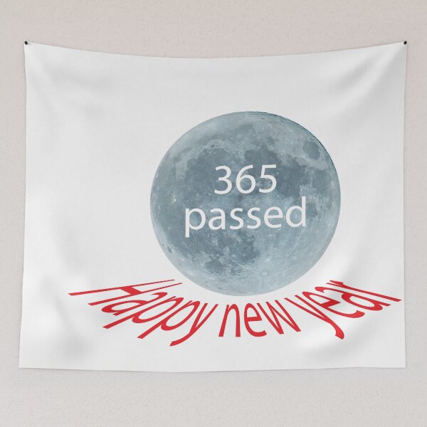 Item preview, 365 days passed Happy New Year - Year of the Dragon - Chinese New Year 2024 designed and sold by AnLeDesign.