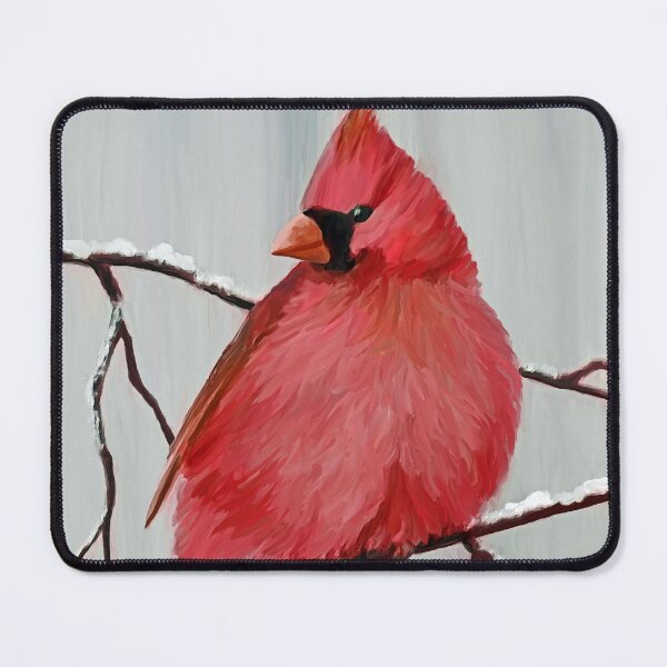 Item preview, Common Red Cardinal Bird Art designed and sold by studioart.