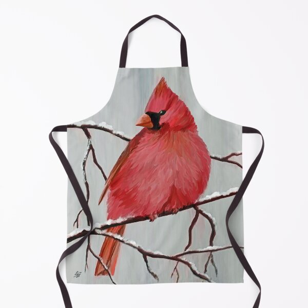 Item preview, Common Red Cardinal Bird Art designed and sold by studioart.