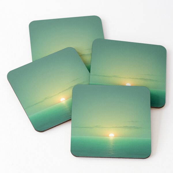 Item preview, Imaginary Green Sunset designed and sold by LunarNebula.