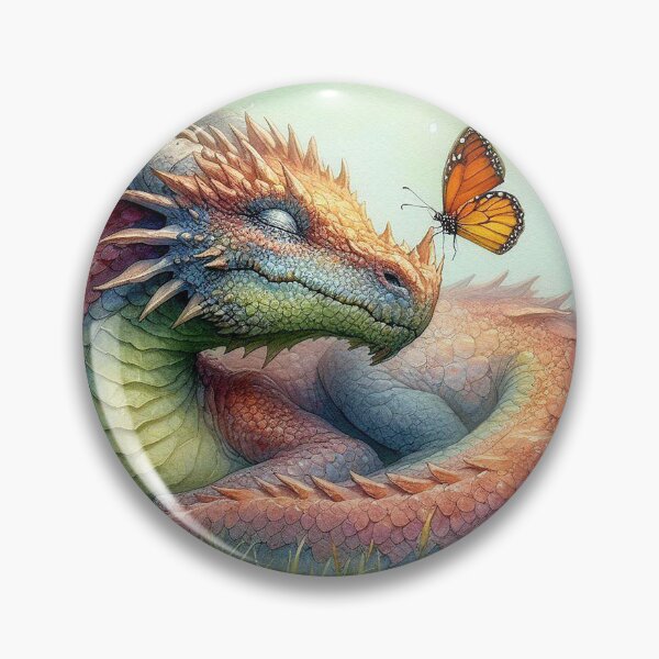 Item preview, El dragón y la mariposa. designed and sold by Karen  Todman -Aroca Designs-.