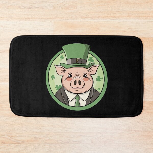 Item preview, St. Patrick's Day Cute Pig Sticker designed and sold by CANDYFrog.