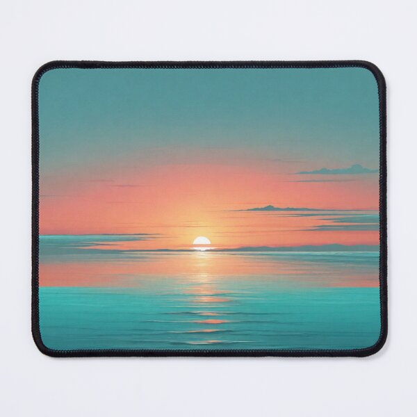 Item preview, Imaginary Teal Sunset designed and sold by LunarNebula.