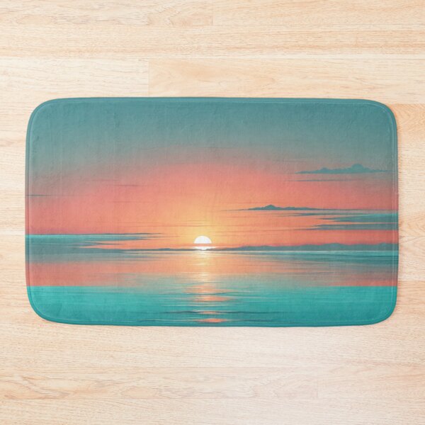 Item preview, Imaginary Teal Sunset designed and sold by LunarNebula.