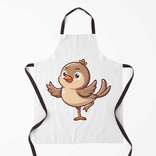 Item preview, cartoon illustration of a bird standing on one leg designed and sold by Colorful Dreams.