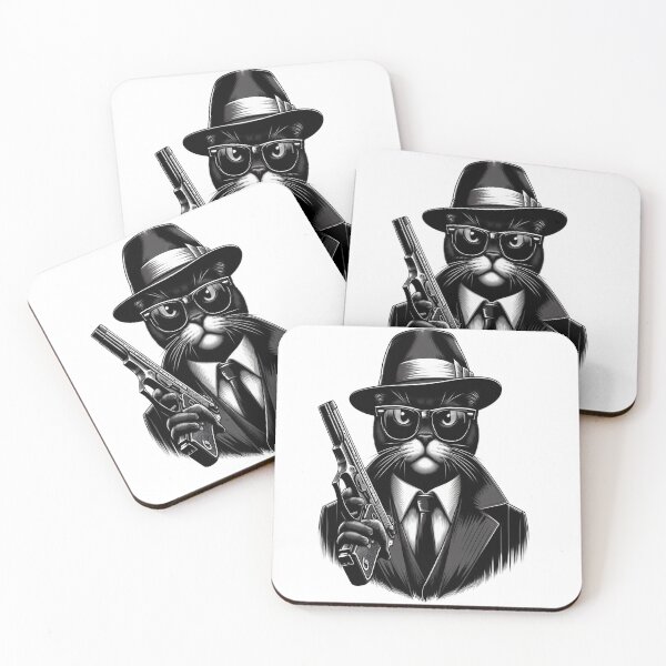 Item preview, Black Cat Criminal Gangster designed and sold by GLORY-LIFE.