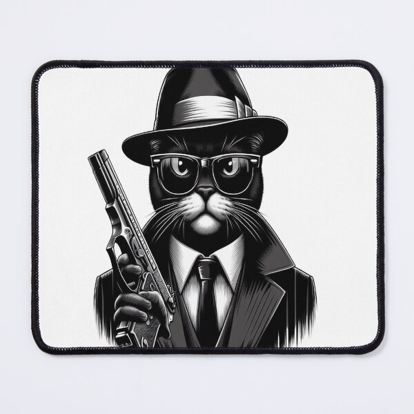 Item preview, Black Cat Criminal Gangster designed and sold by GLORY-LIFE.