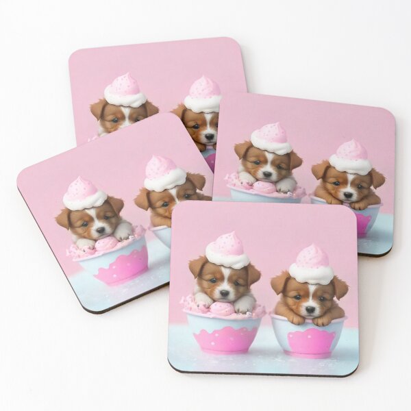 Item preview, Puppies and Cream designed and sold by treatsntrinkets.