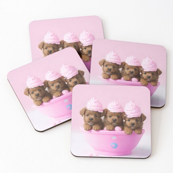 Item preview, Puppies and Cream designed and sold by treatsntrinkets.