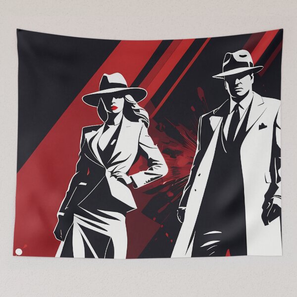 Item preview, Secret Digital Art: Silhouettes that Bare the History of the Mafia designed and sold by Artedig.