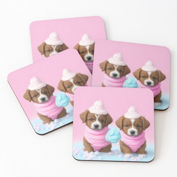 Item preview, Puppies and Cream designed and sold by treatsntrinkets.