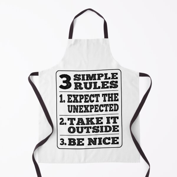 Item preview, Funny Road House Movie Bar Sign 3 Simple Rules Retro Typography designed and sold by Bad Kitty Designz.