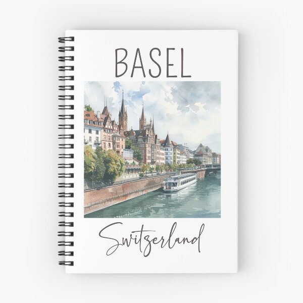 Item preview, Watercolor Design of Basel - Switzerland  designed and sold by Sketch-Shack.