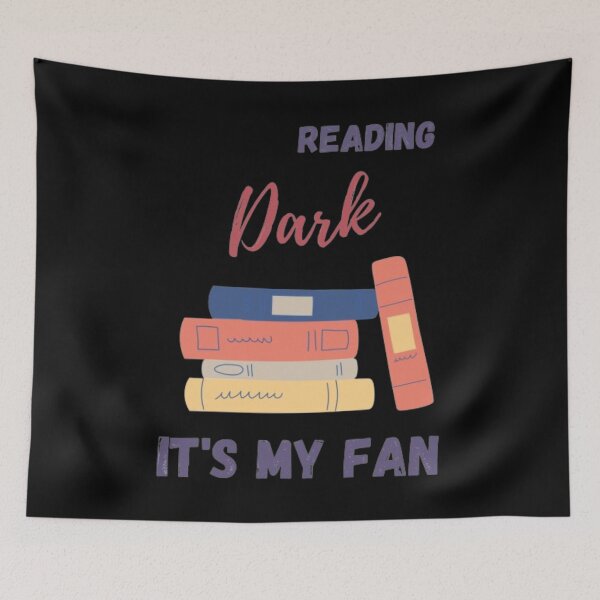 Item preview, Reading Dark It's My Fan Quote designed and sold by printmala.