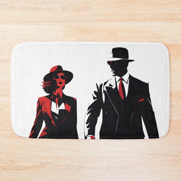 Item preview, Silent Drama: Mafia Illustrated in Surprising Digital Silhouettes designed and sold by Artedig.